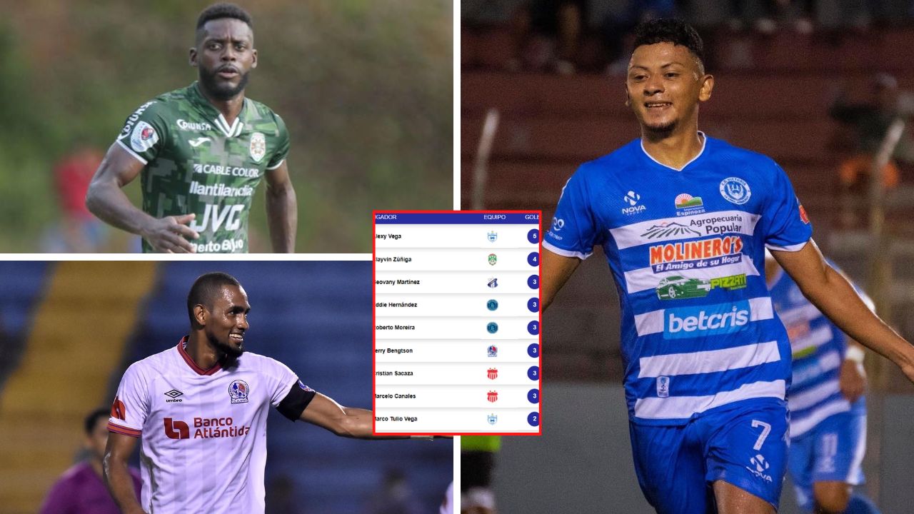 Así marcha la tabla de goleadores del torneo Apertura 2022 de la Liga Nacional