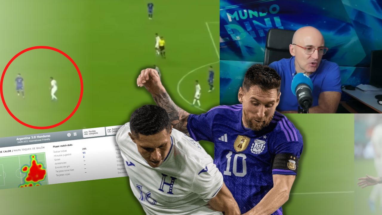Héctor Castellanos provocó dato negativo a Lionel Messi tras amistoso ante Honduras