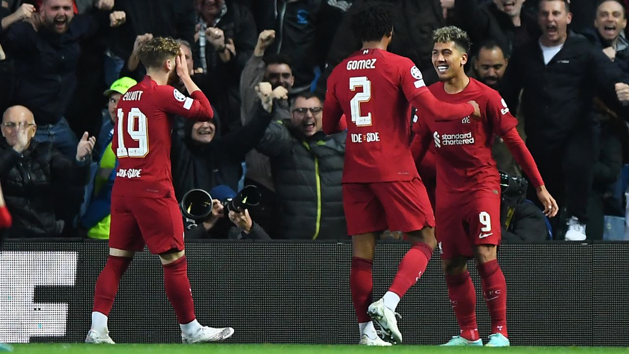 Liverpool le receta paliza al Rangers y se asienta en la segunda posición del grupo A