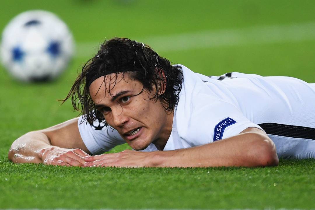 Cavani revela lo que ocurrió en su vida después de la remontada del Barcelona al PSG en el 2017