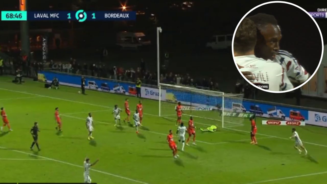 Alberth Elis anota su primer gol con el Girondins de Burdeos en la segunda división