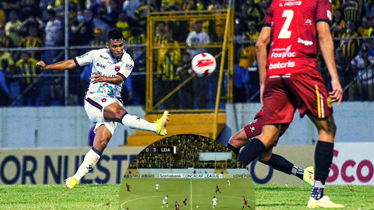 La alucinante jugada de Alex Lópex y Celso Borges contra el Real España en Liga Concacaf