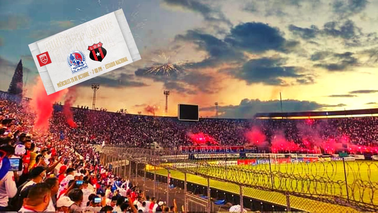 El tremendo mosaico que engalanará el estadio Nacional para el duelo entre Olimpia y Alajuela