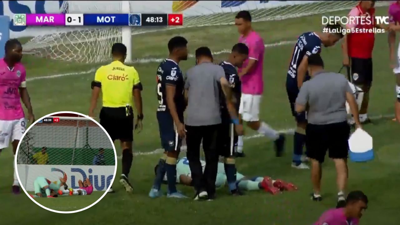 La aparatosa caída de Marlon Licona que pudo lesionarlo gravemente