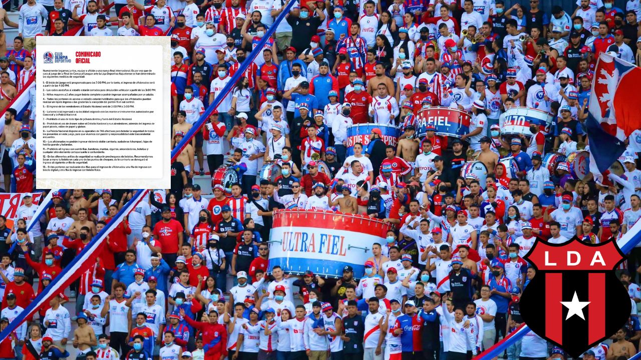 Olimpia con mala noticia a los aficionados que pretendían montar show en las graderías