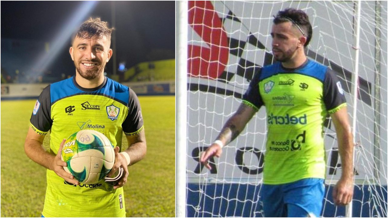 Agustín Auzmendi, goleador del Olancho FC, realiza observación sobre las canchas de Honduras