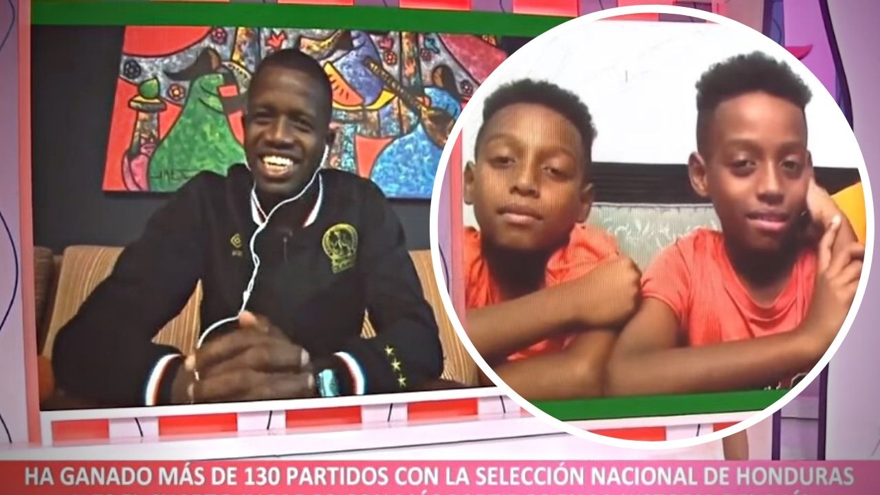 Hijos de Boniek García lo sorprenden con mensaje previo a la final de Liga Concacaf
