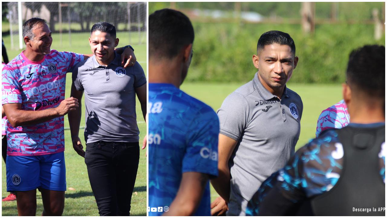 Así recibieron a Emilio Izaguirre en su primer día como director deportivo de Motagua