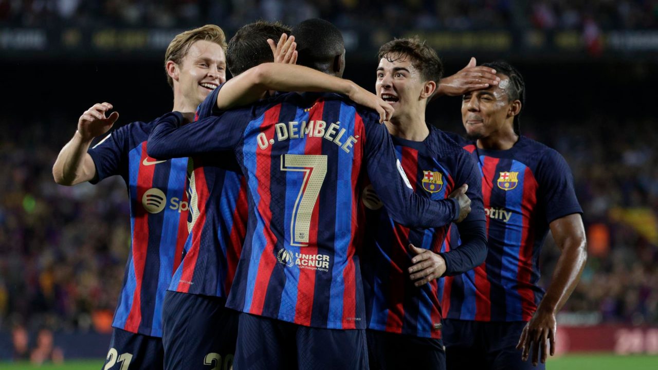 El Barcelona golea al Athletic con un Dembélé inspirado con gol y hat trick de asistencias