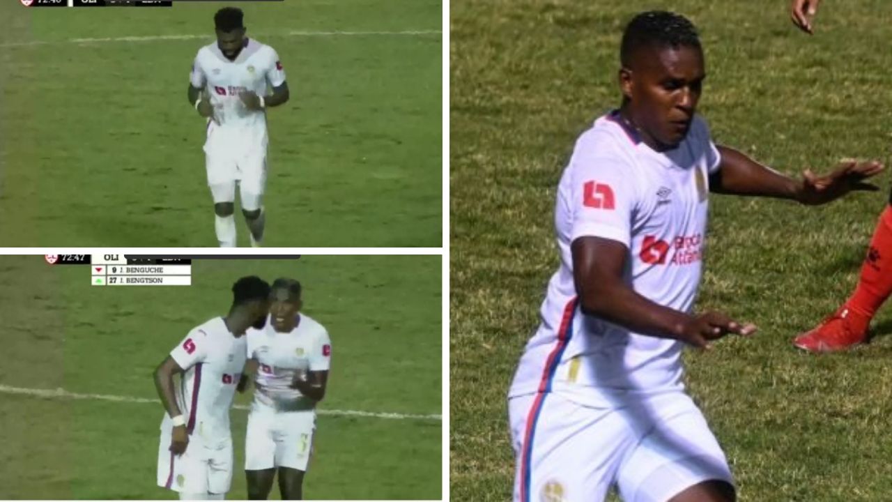 Brayan Beckeles y su inesperado gesto para Jorge Benguché que pocos notaron ante Alajuela