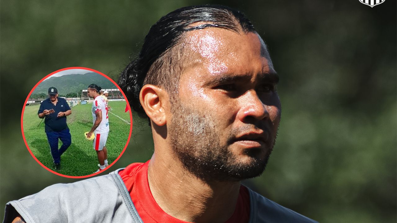 Gullit Peña sorprende con gesto de humildad en Tocoa en pleno juego del Vida