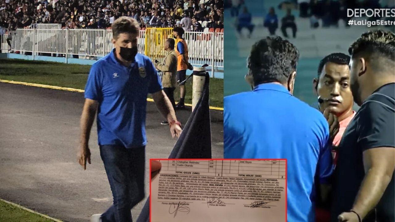 Revelan la polémica frase que generó expulsión de Héctor Vargas contra Motagua y su hijo estalla