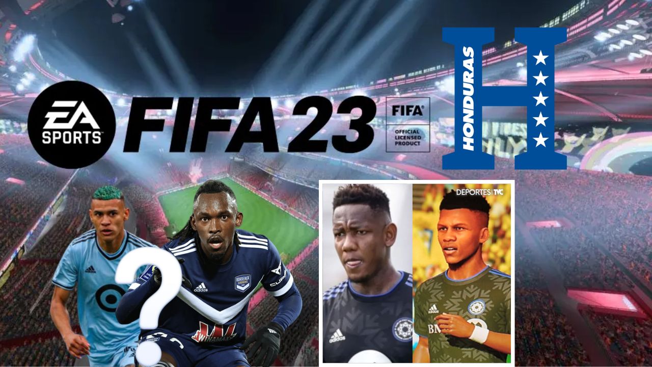 ¿Igualitos? Así se ven los jugadores hondureños en el nuevo FIFA 23