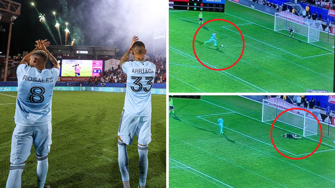 Kervin Arriaga anota su penal con Minnesota United en los Playoffs de la MLS