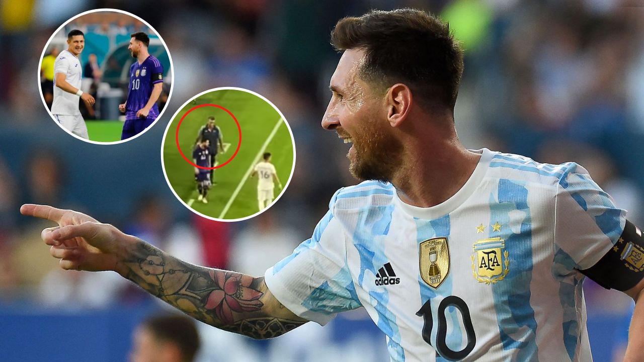 Diego Vazquez y Lionel Messi 'charlando' en inédito video con la Selección de Honduras