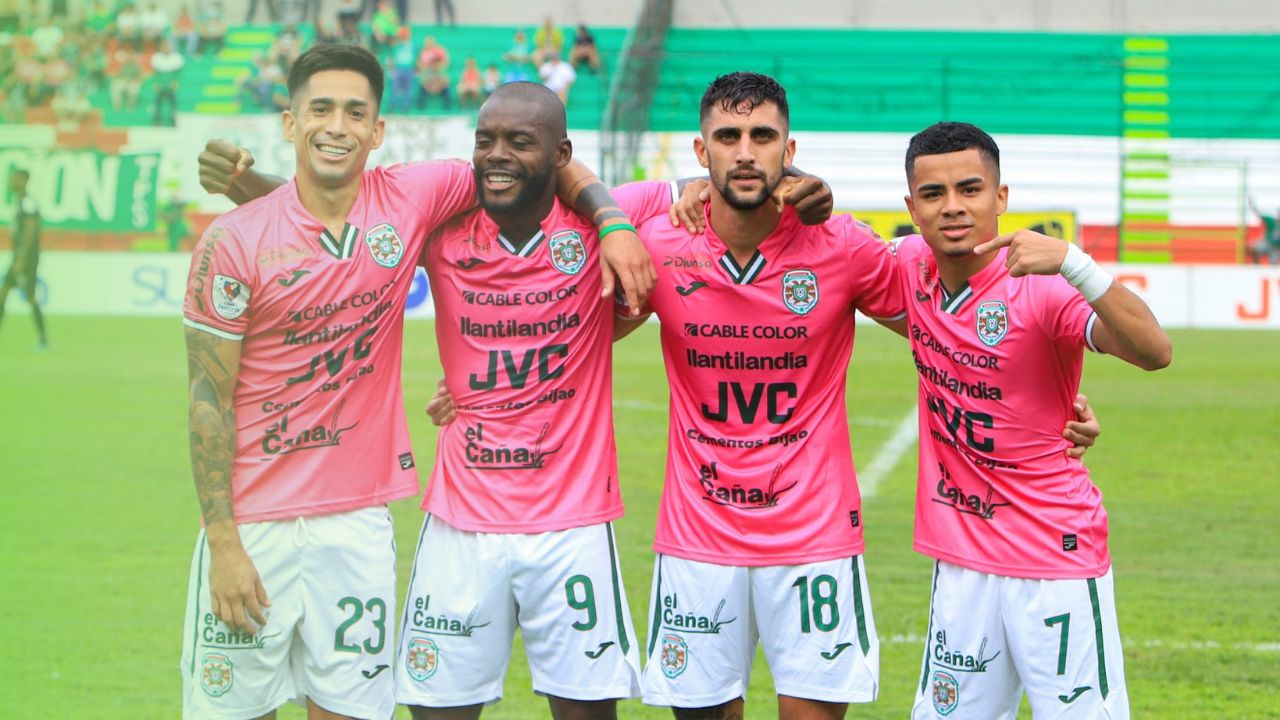¡Monstruosa goleada! Marathón la receta cinco goles a un débil Honduras Progreso