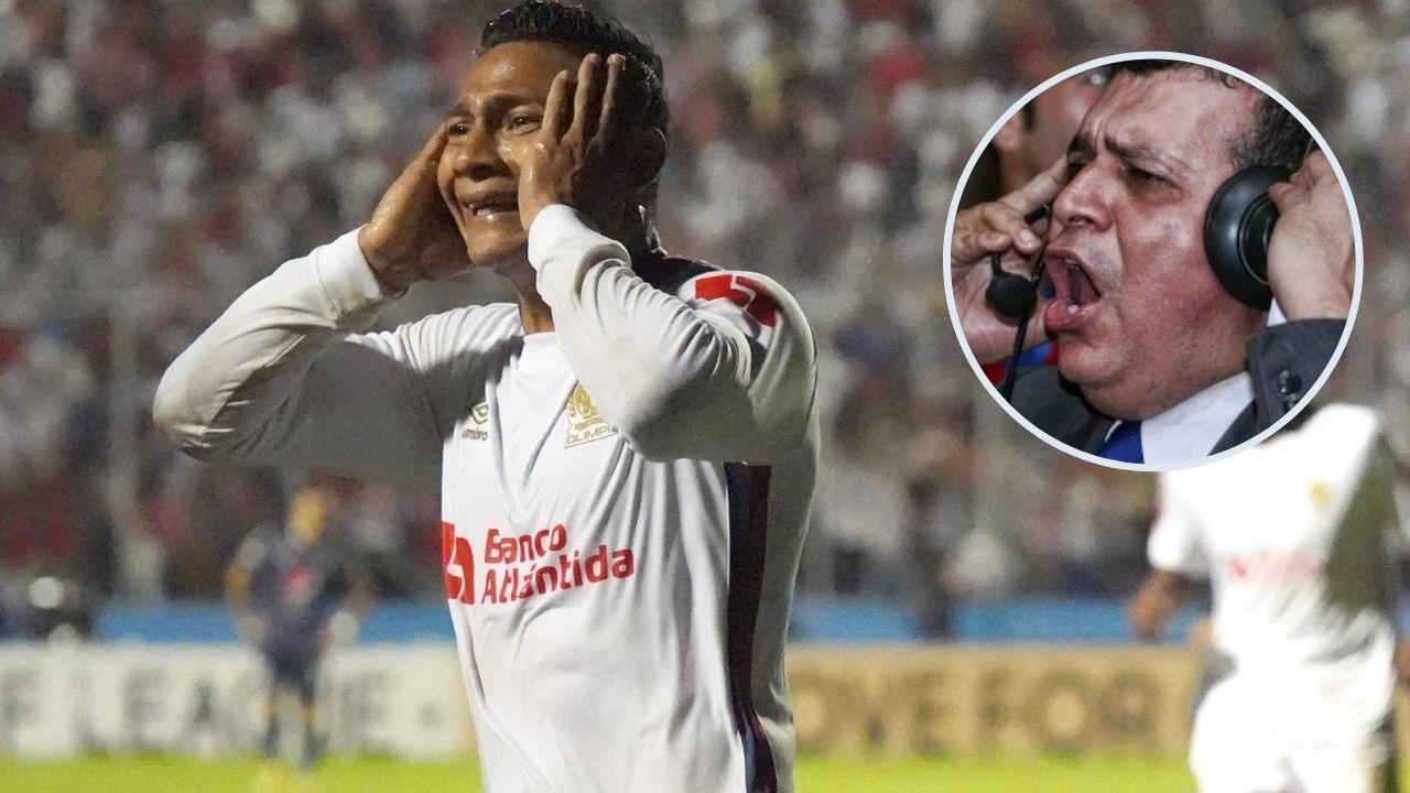 Orlando Ponce con explosiva narración del golazo de Olimpia sobre Motagua en Liga Concacaf