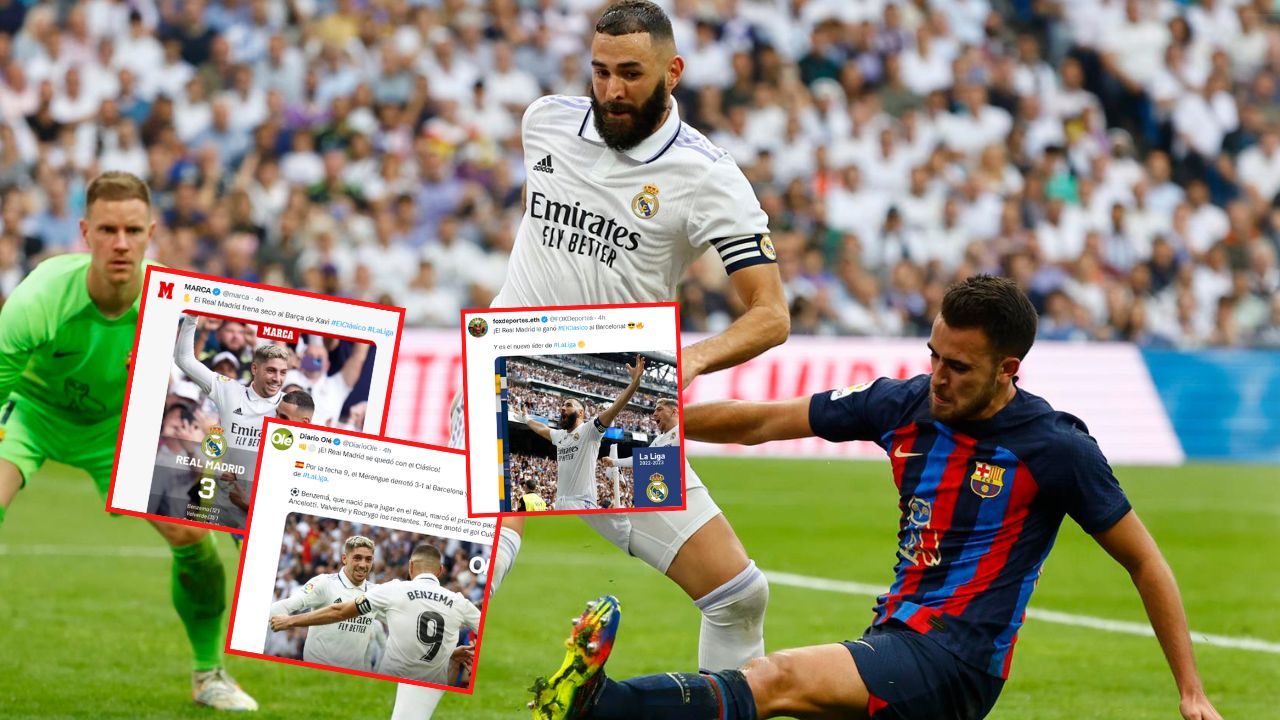 Lo que dice la prensa internacional tras la victoria del Real Madrid ante Barcelona