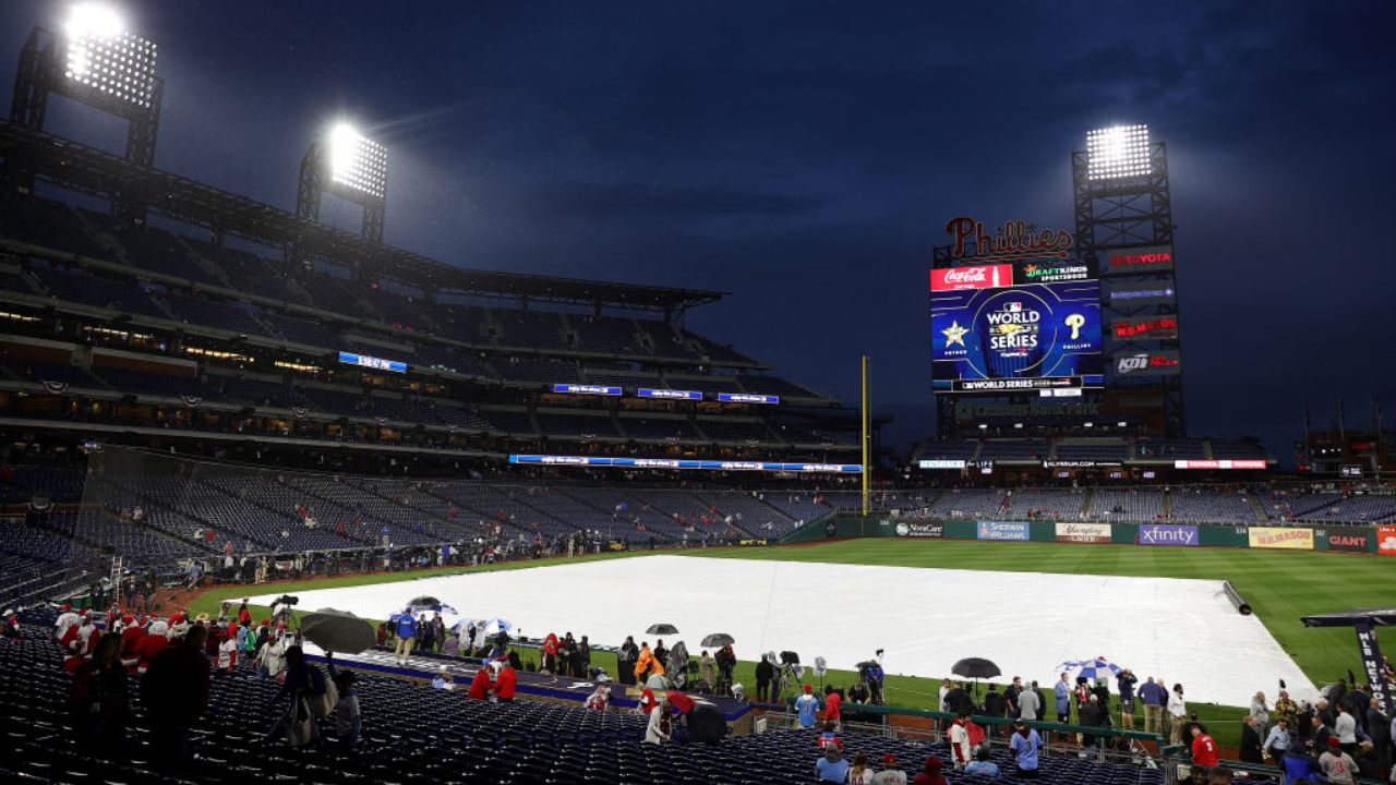 Aplazan el tercer partido de la Serie Mundial entre Phillies y Astros