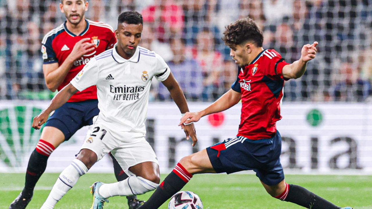Real Madrid empató contra el Osasuna y comparte el liderato de La Liga con el Barcelona