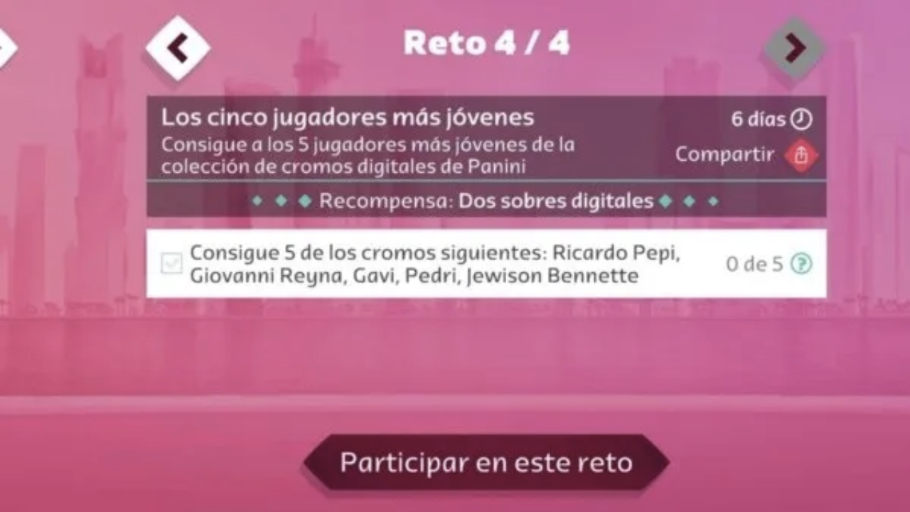 códigos álbum virtual qatar 2022