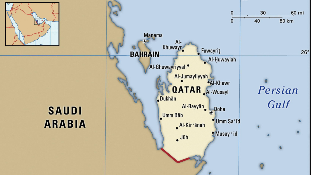 donde se encuentra Qatar