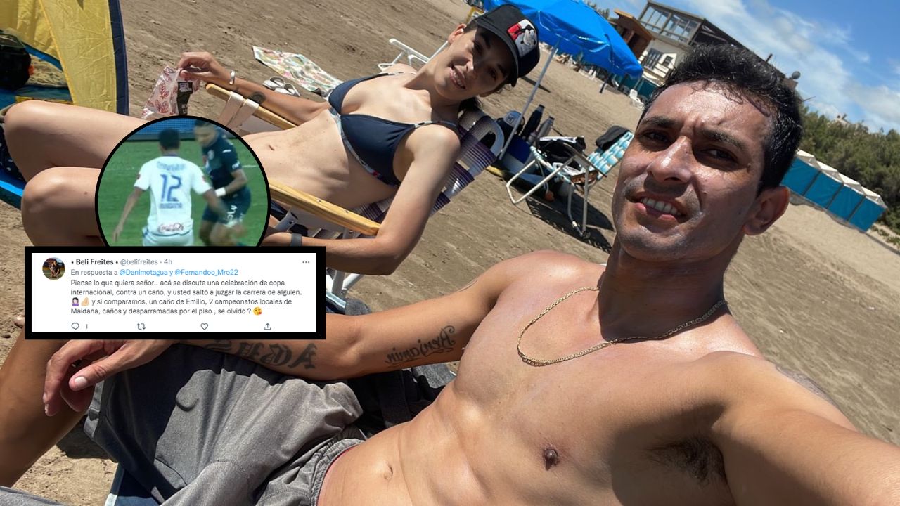 Esposa del Chaco Maidana protagoniza discusión con aficionados del Motagua