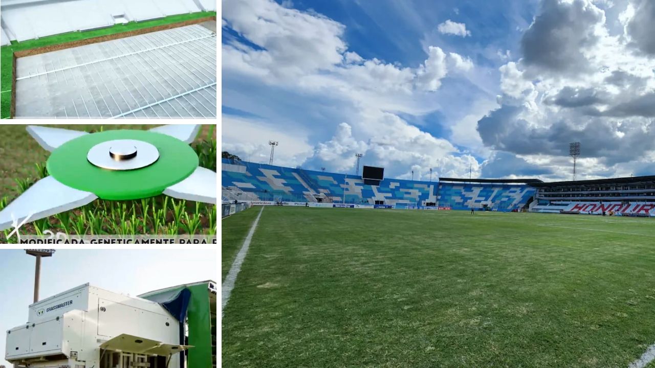 El novedoso sistema que utilizarán para instalar la millonaria grama del estadio Nacional Chelato Uclés
