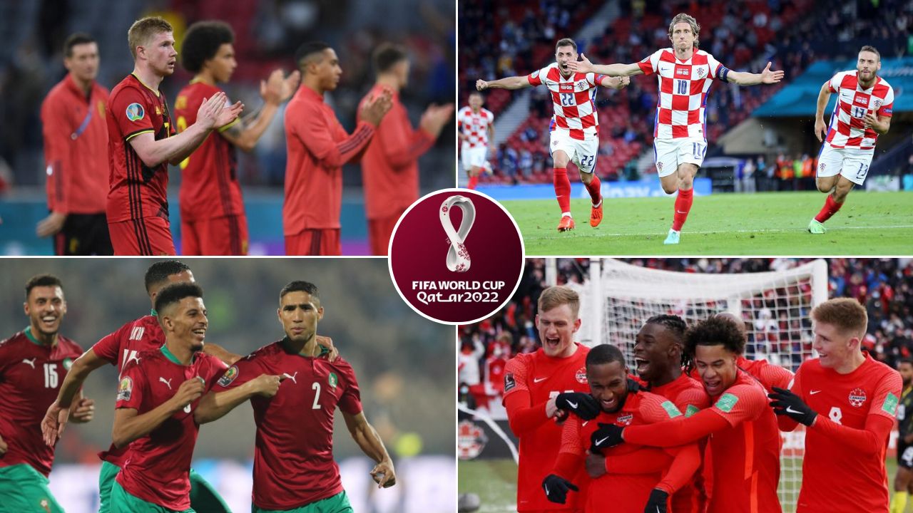 Grupo F del Mundial 2022, calendario, selecciones y horarios