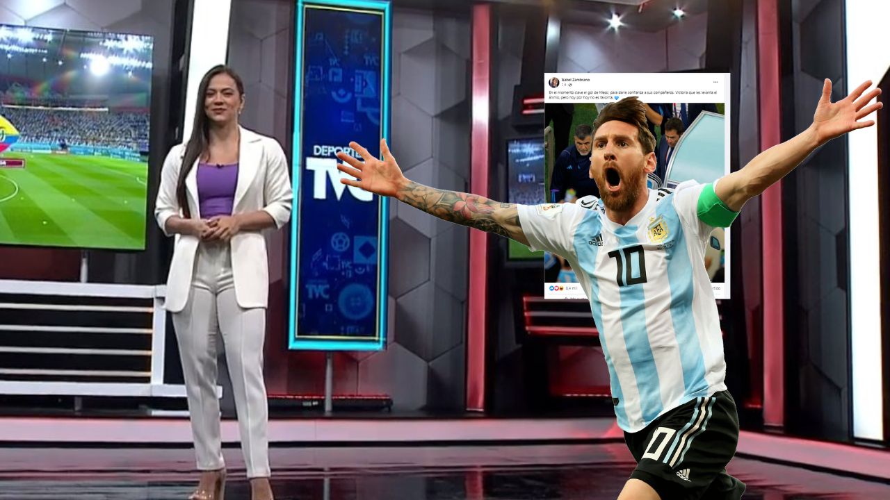 Isabel Zambrano protagoniza discusión con fanáticos hondureños que siguen a Messi