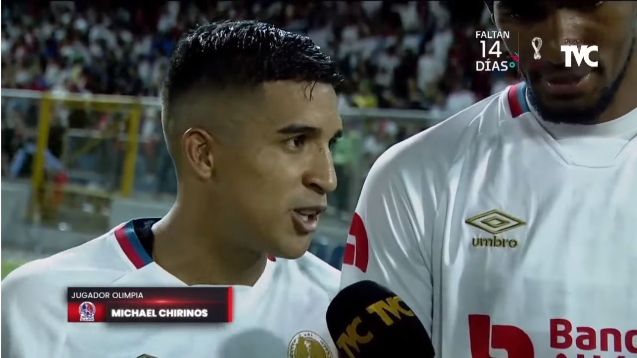 Michaell Chirinos menciona lo que lo deja más feliz de la goleada contra el Motagua