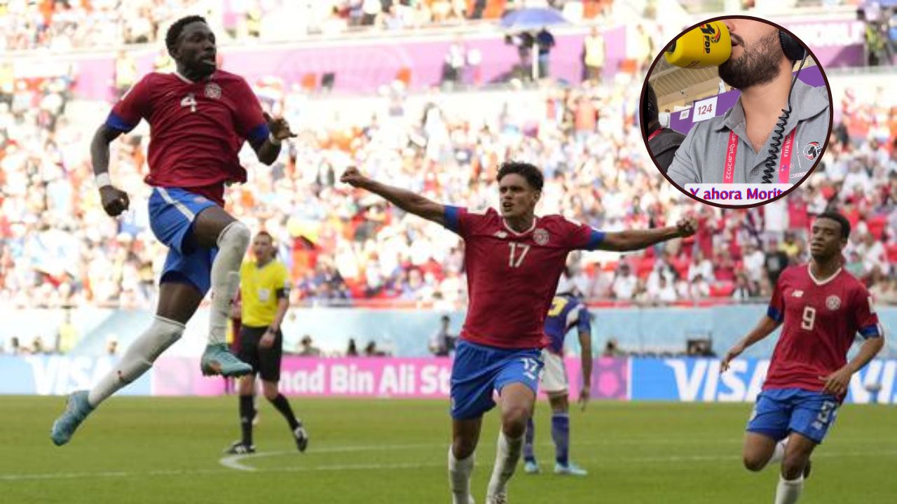 Periodista de origen hondureño se viraliza por narración en gol de Costa Rica a Japón en Qatar