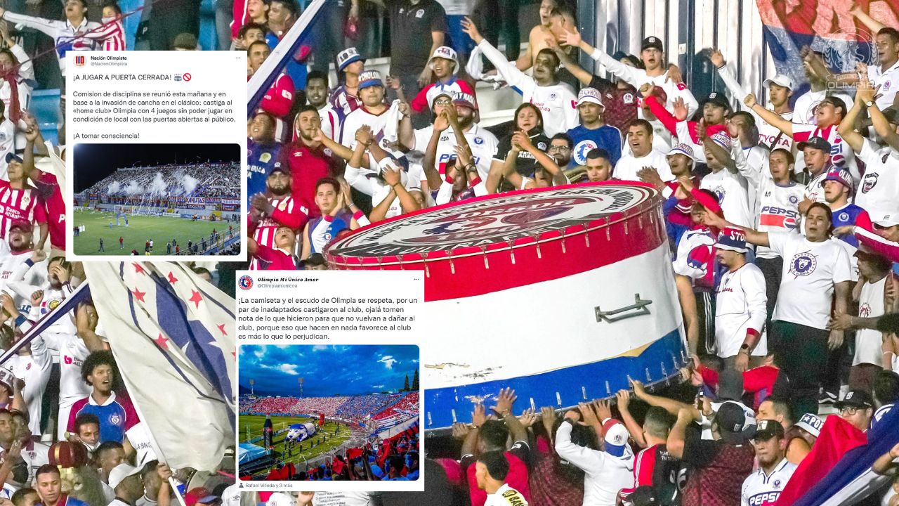 Afición de Olimpia estalla tras conocer castigo de la Comisión de Disciplina