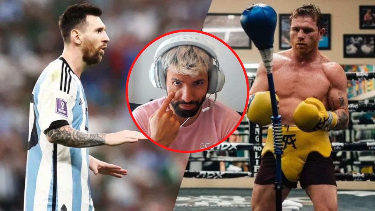 Kun Agüero manda a callar al Canelo Álvarez tras su amenaza a Lionel Messi