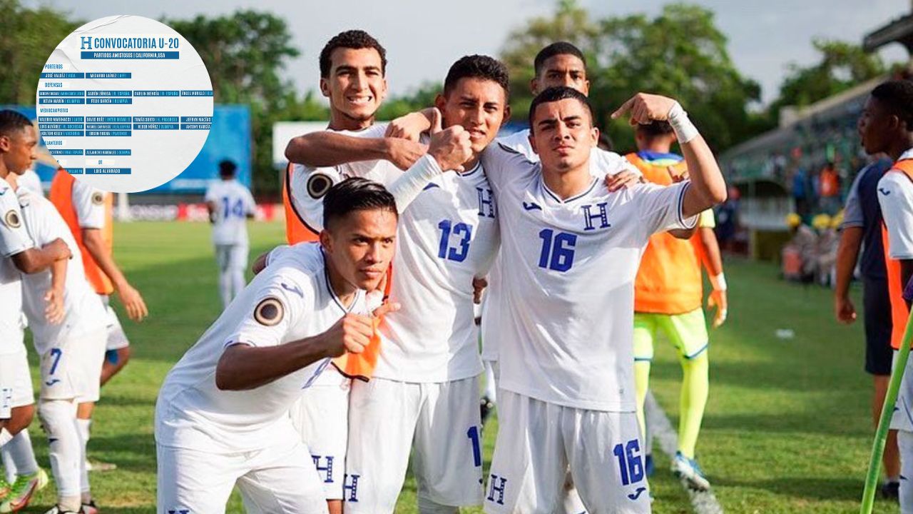 Selección Sub-20 de Honduras anuncia convocatoria para gira en Estados Unidos