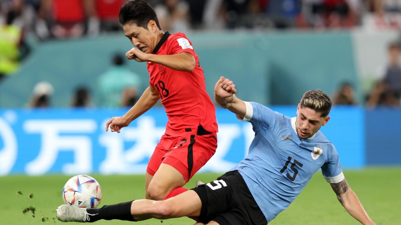 Uruguay y Corea del Sur no pasan del empate en su debut en el Mundial Qatar 2022