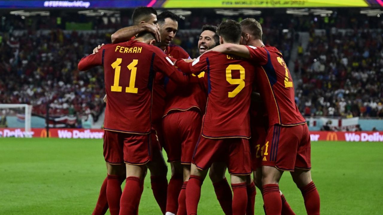 España propina humillante goleada de 7-0 a Costa Rica en su debut en el Mundial de Qatar