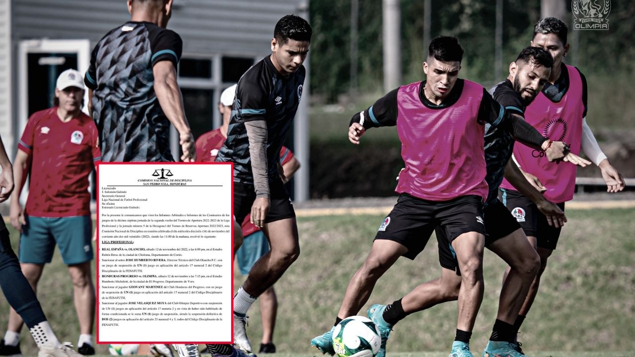 Figura de Olimpia recibe fuerte sanción de la Comisión de Disciplina tras nueva expulsión