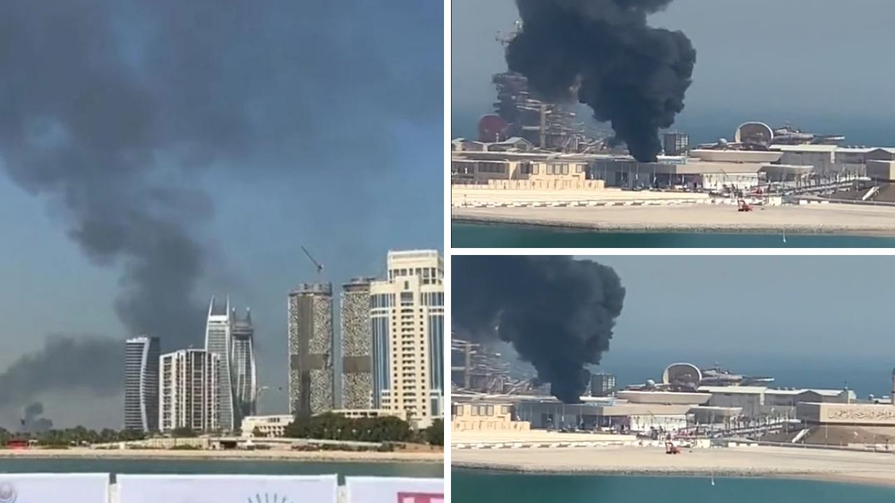Registran incendio cerca del estadio donde jugará Argentina y México