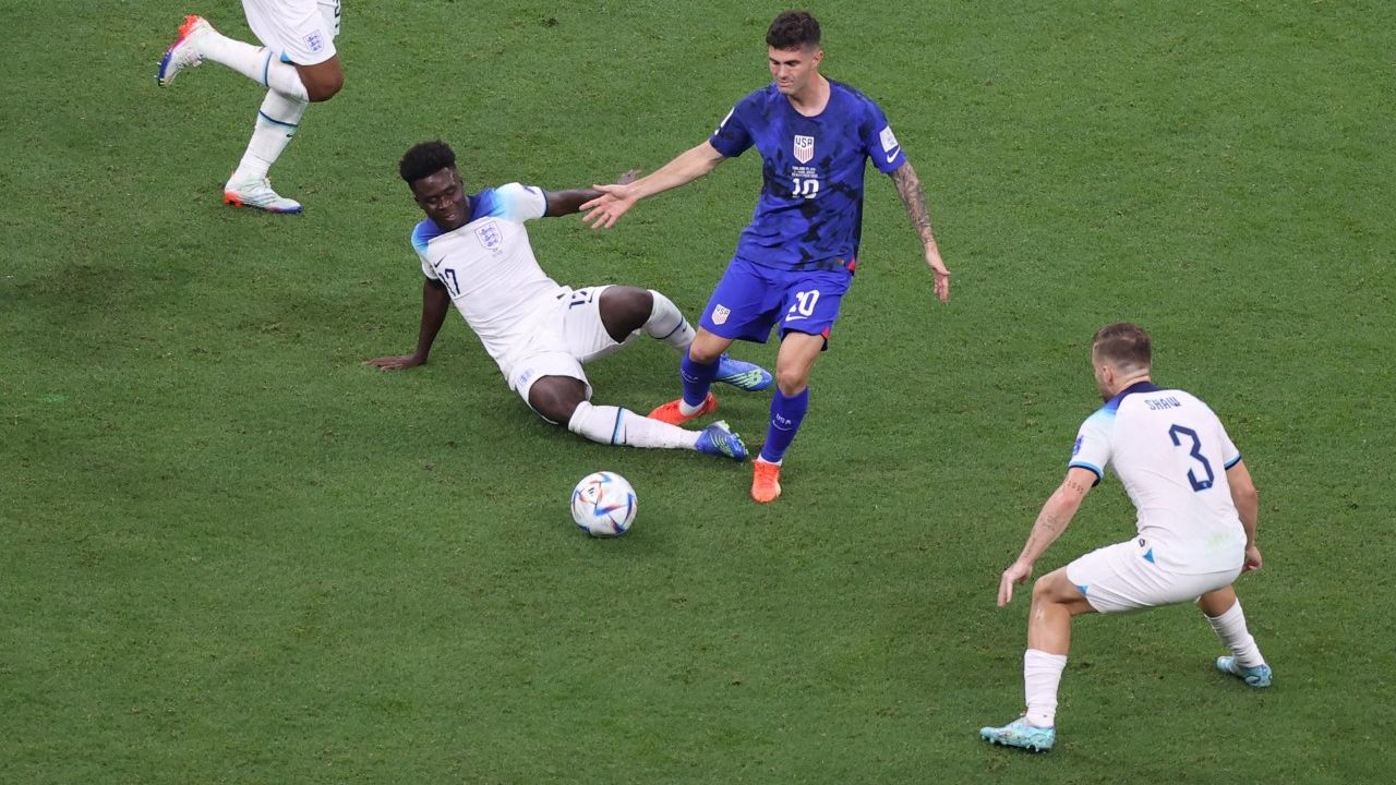 Inglaterra y Estados Unidos empataron sin goles en un vibrante juego