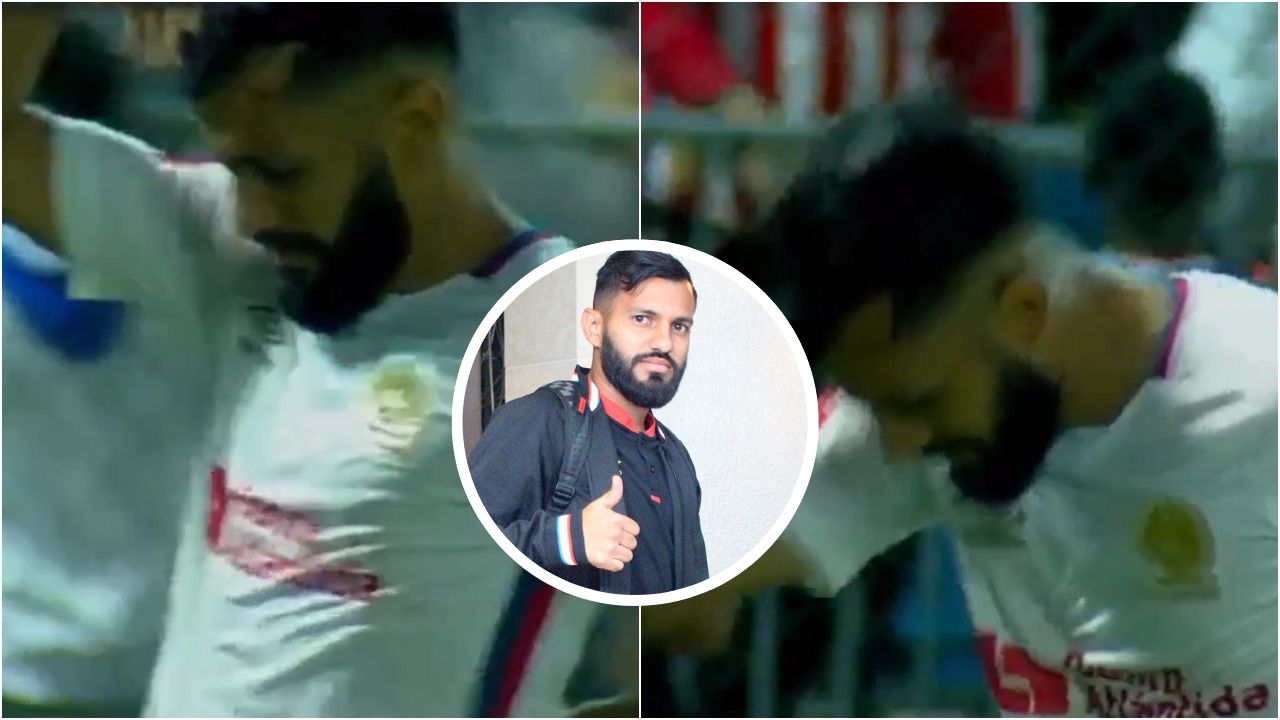 Jorge Álvarez se rindió ante la afición de Olimpia y así le dedicó el gol ante Motagua