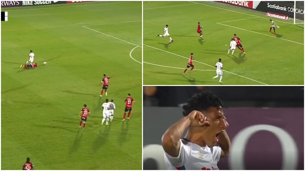 La brutal jugada de José Mario Pinto para el gol de Olimpia ante Alajuelense