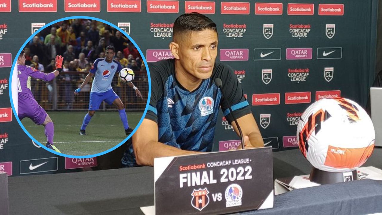 Juan Pablo Montes se acuerda de Motagua antes de jugar la final ante Alajuela con Olimpia