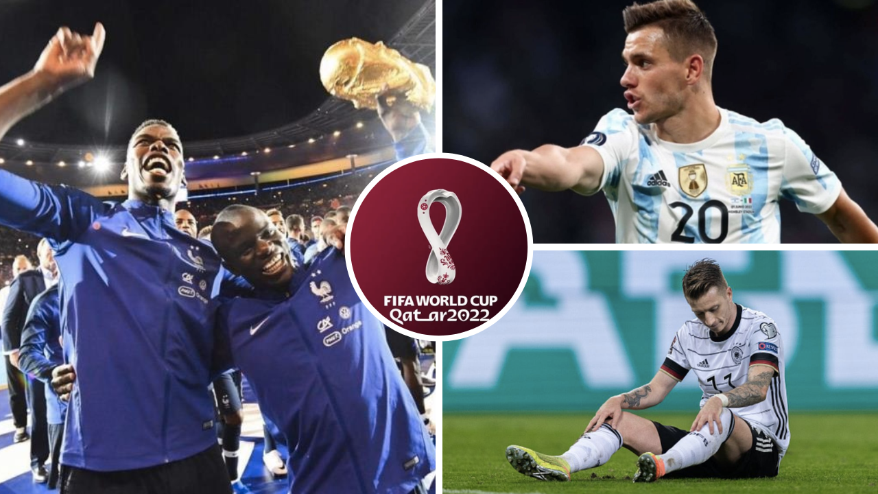 Lesionados Qatar 2022,estos son los jugadores que no estarán disponibles en la Copa del Mundo