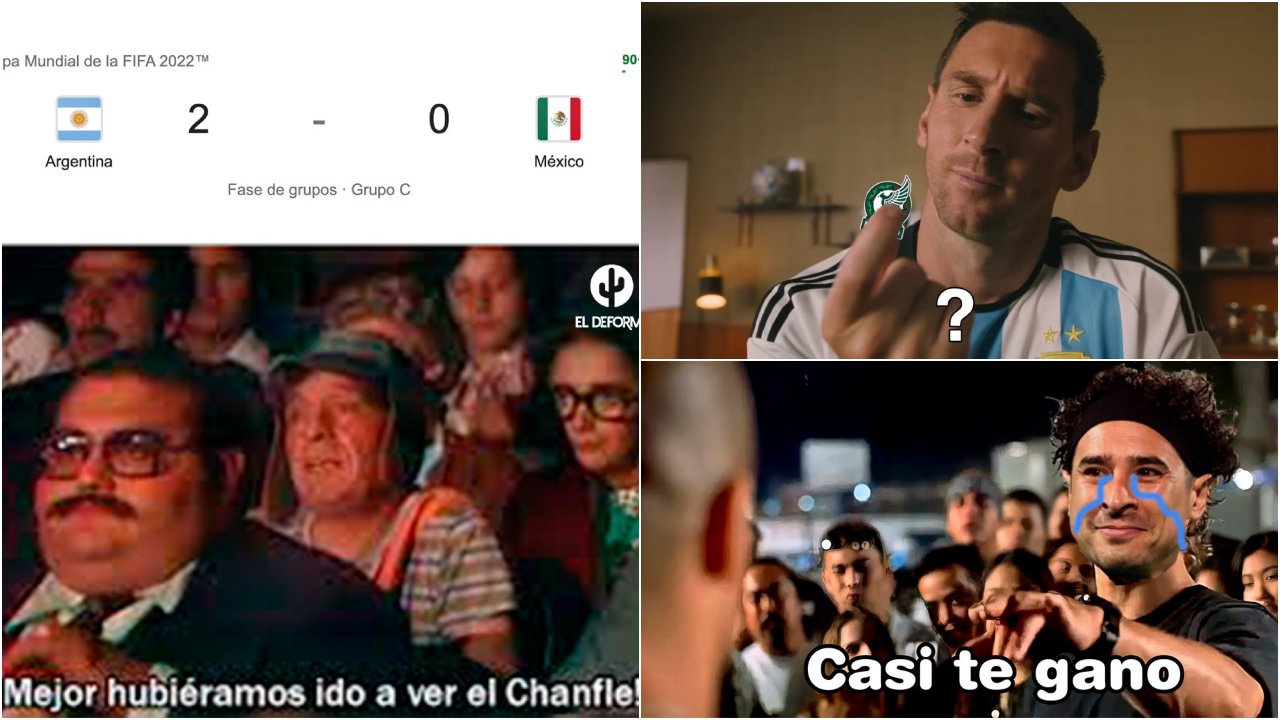 Memes destrozan a México tras dolorosa derrota ante Argentina de Lionel Messi