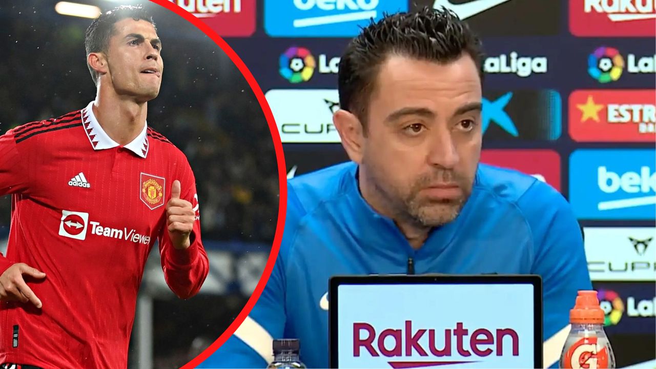 Xavi Hernández reacciona luego de saber que enfrentará a Cristiano Ronaldo en la Europa League