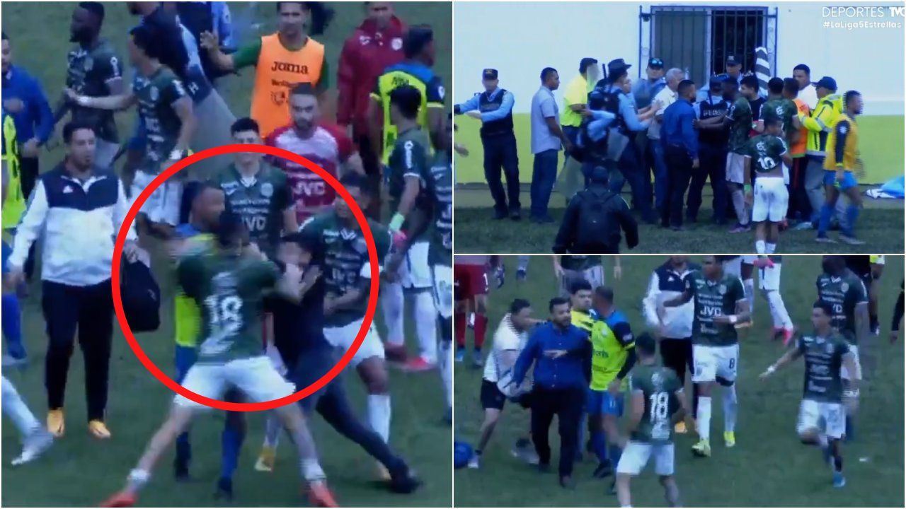 En medio de disturbios culminó el repechaje entre Olancho FC y Marathón
