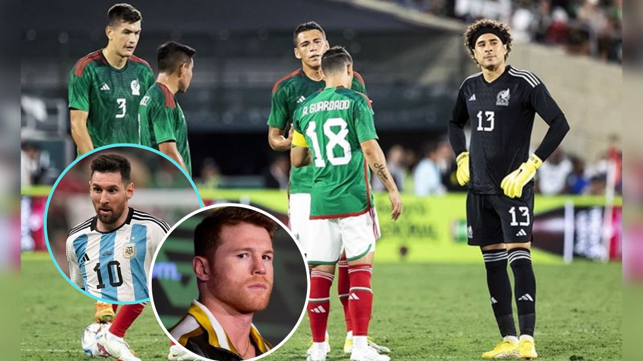 Jugador de la selección de México se pronuncia sobre la polémica entre Messi y Canelo Álvarez