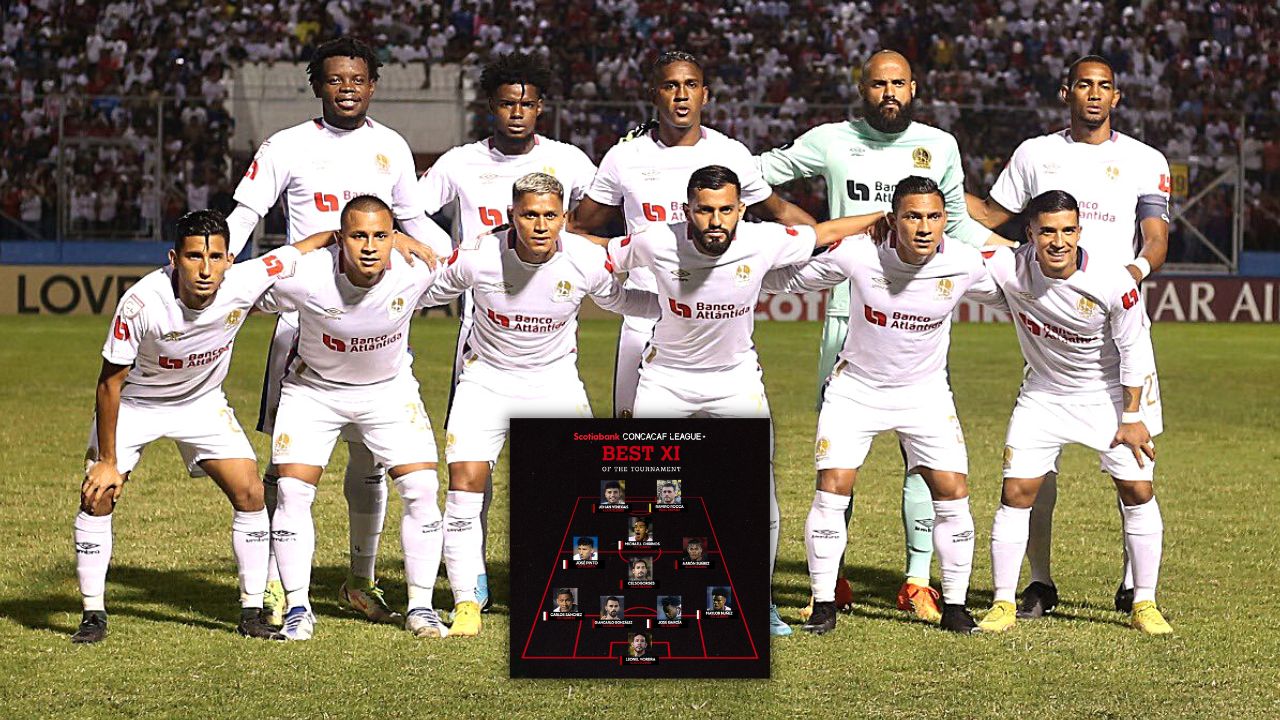 Olimpia domina el once ideal de la Liga Concacaf 2022 tras lograr el Bicampeonato
