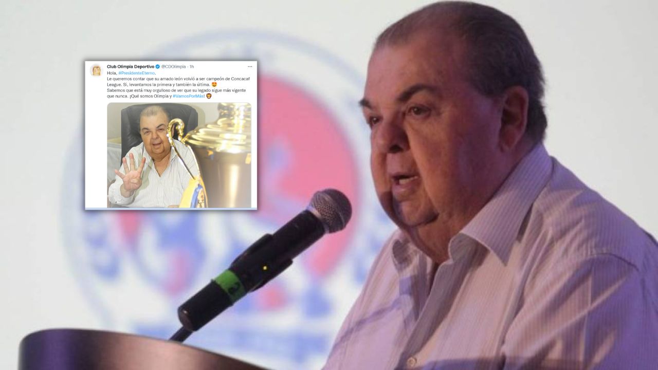 Olimpia dedica emotivo mensaje a Rafael Ferrari ante su consagración en Liga Concacaf